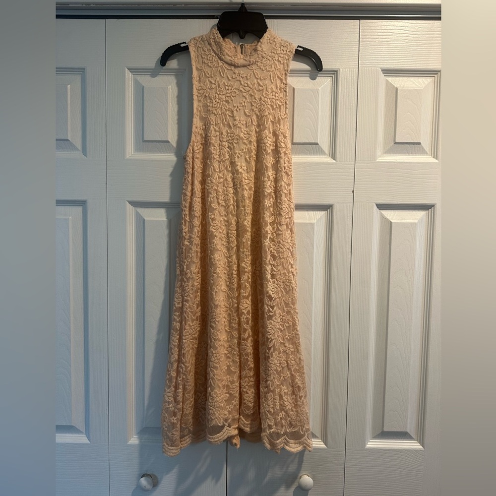 Altar’d State Pink Lacey Dress
